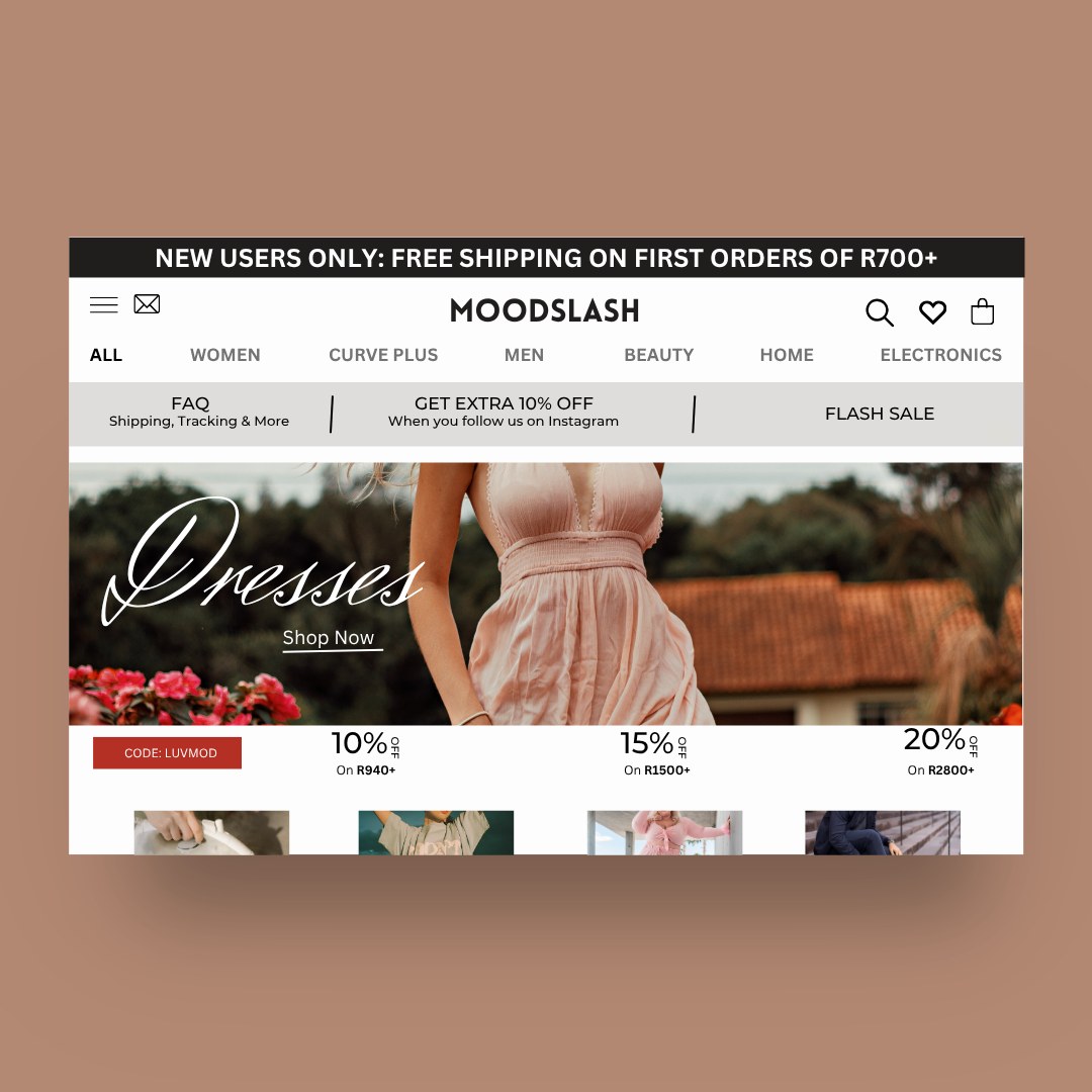Moodslash — Marketplace / Retail design by Lynxio Studio