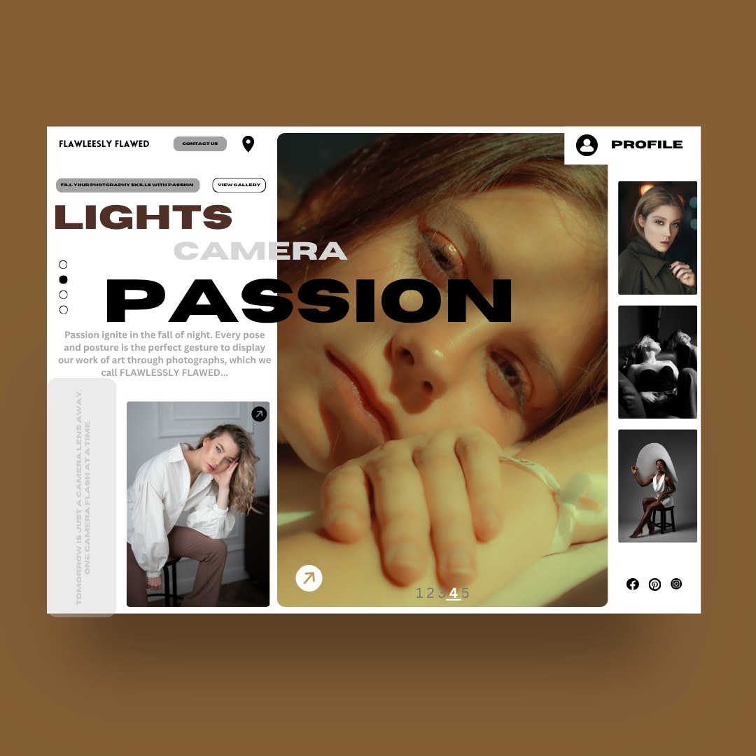 Lights Camera Passion — Creative Services design by Lynxio Studio