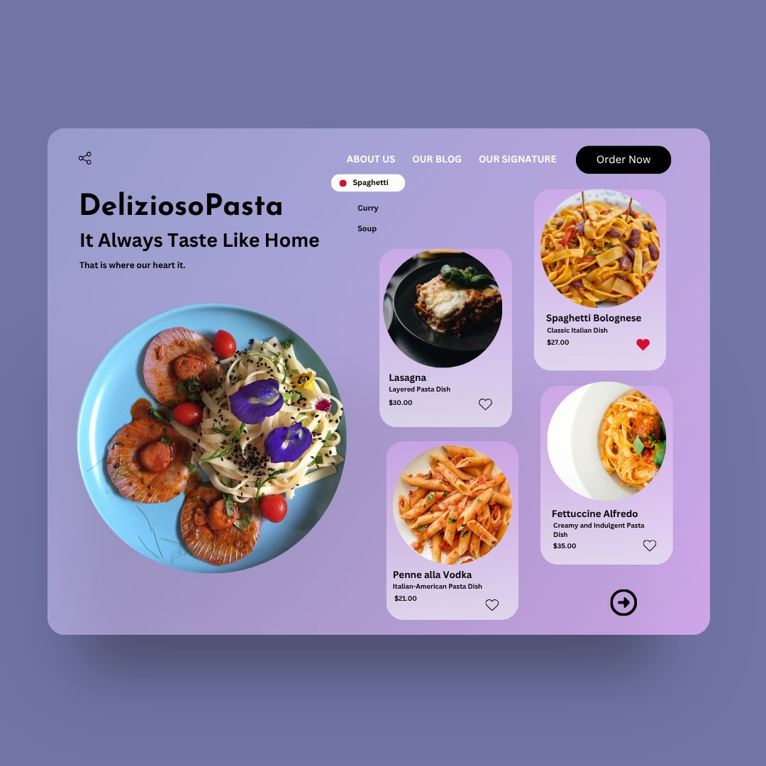 Delizioso — Food & Hospitality design by Lynxio Studio