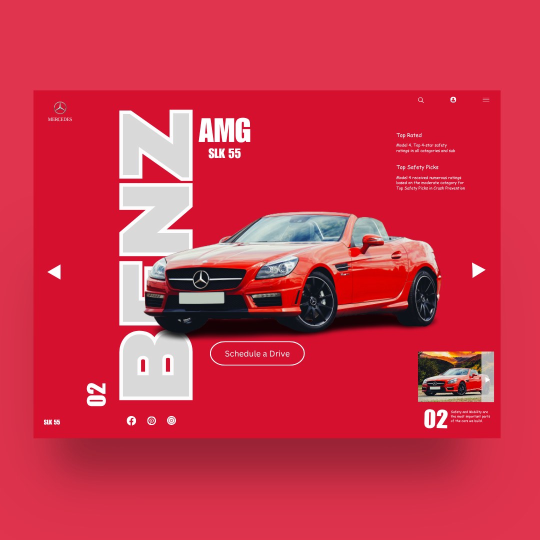 AMG Drive — Automotive — Experimental design by Lynxio Studio