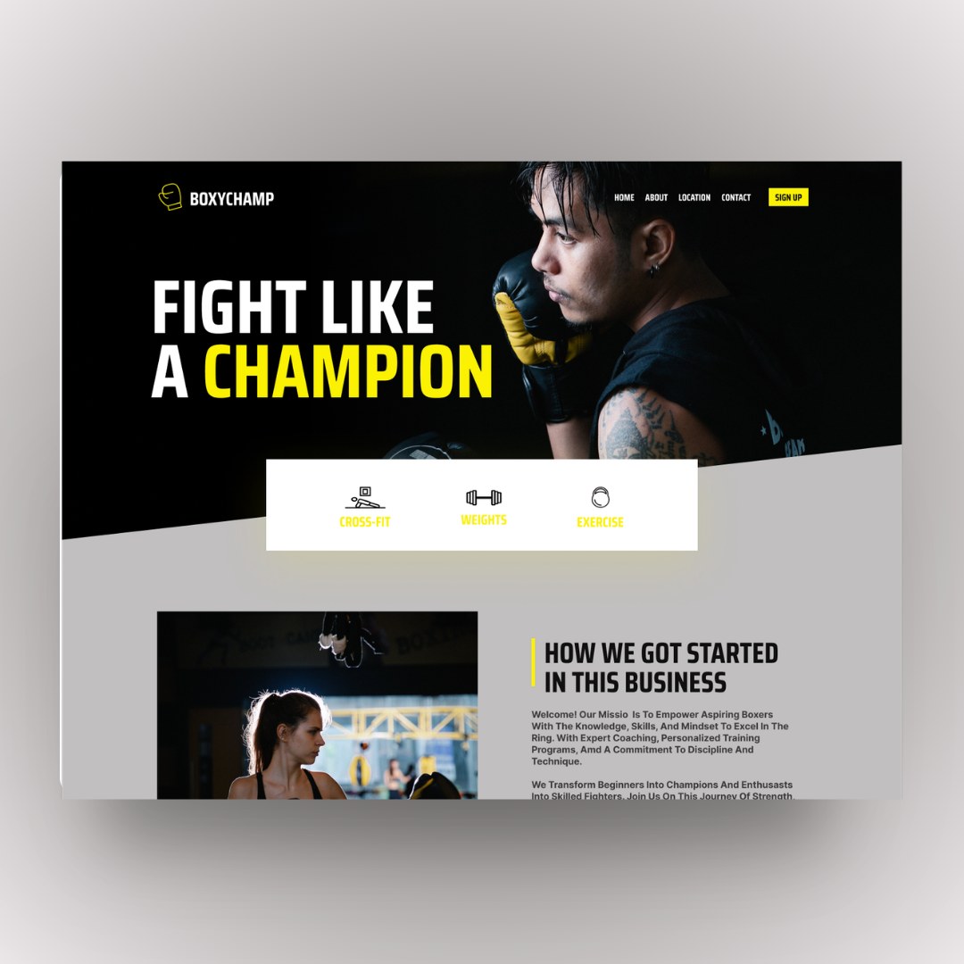 Bodycamp — Sports / Events design by Lynxio Studio
